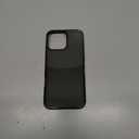 TORRAS Crystal Clear for iPhone 16 Pro Max Case, [Anti-Yellowing][Military-Grade Protection], Slim Translucent Anti-Scratch Back, Soft Bumper, Non-Slip Protective Phone Cover, Translucent Black 6.9"