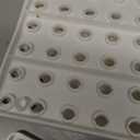 Peggy Kitchen Drawer Cupboard Organizer Tray - Adjustable Storage System For Food Containers, Cookware, Serveware, Utensils and More, White (Medium Set of 2)