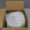 Hushee 50 Pcs Plastic Plates with Gold Trim 6'' Small Round Disposable Vintage Dessert Plates for Party Birthday Buffet Wedding Catering Celebration Reception (Clear)