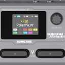 SONICAKE Pocket Master-Multi Effects Guitar Pedal with 9 Effects Modules 100 Drum Rhythms and Looper 100 Presets 20 Amp/Cab Electric Guitar Effects Processor OTG USB Audio Interface BT (Grey)