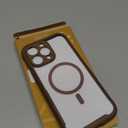 Miracase Magnetic for iPhone 16 Pro Max Case 6.9'' [Compatible with MagSafe] Full-Body Phone case with Built-in Glass Screen Protector& Camera Protector,Drop Proof 16 Pro Max Cover,Desert Brown