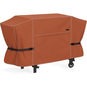 NettyPro Griddle Cover for Blackstone 36 inch Griddle Waterproof Heavy Duty 4 Burner Flat Top Gas Grill Cover 36" Cooking Station, Brown