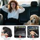 Non-Slip Pet Bed Mat for Back Seat Extender, Backseat Pet Bed Mat, Hair Resistant Dog Blanket for Hard Bottom Dog Car Seat Cover, Anti Slip Pet Linner Backseat Cover 54in X 24in