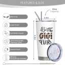 Gigi Mothers Day Gifts, Gigi Gifts for Grandma, Birthday Gift for Grandma from Grandkids, 20 oz Stainless Steel Tumbler With Lid & Straw