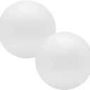 FFchuanhe 2 Pcs Craft Foam Balls 8 Inch, Polystyrene Smooth Round Balls, for Arts and Crafts Supplies School Project, Wedding, Holiday Party. White