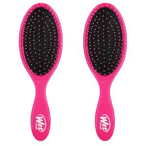 Wet Brush Original Detangler Hair Brush, Pink, Ultra-Soft IntelliFlex Bristles, Detangling Bristles Glide Through Tangles (Wet Dry & Damaged Hair), Women & Men (Pack of 2)