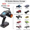 RadioLink RC4GS V3 2.4G 4CH RC Transmitter and Receiver R6FG Gyro Inside Pistol Grip Remote Controller for RC Car Boat Tank Buggy