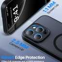 Faiono Magnetic for iPhone 16 Pro Max Case [Full Camera Protection][Military-Grade Protection][Compatible with MagSafe] Shockproof Protective Slim Phone Case for iPhone 16 Pro Max, Black