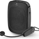 Wireless Voice Amplifier with Headset Microphone,Personal Wireless Bluetooth Amplifier with Mic,Teachers Microphone Wireless,Mini Megaphone Speaker,Portable PA System for Classroom C002