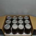 Lukfuu Amber Wide Mouth Mason Jars 32 oz with Metal Airtight Lids  Vintage Quart Size Glass Mason Jars for Food Storage, Canning, Preserving, Fermenting, Pickling, Meal Prep & DIY Crafts, 12 Pack