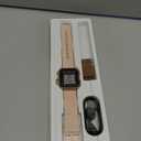 Smart Watch for Women Men Fitness: Smart Watch for iPhone&Android Bluetooth Call with SpO2 Sleep Heart Rate Monitor,IP68,Fitness Tracker with 120+Sport,Reloj Inteligente 30 Day+Battery Life, 2 Bands (Gold-Pink)