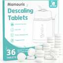 Descaling Tablets 36 Count: for Momcozy Baby Brezza Grownsy Papablic Bottle Washers, Detergent Washing Tablets for All Brands Baby Bottle Washer Machine Warmer Sterilizers Formula Maker