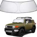 Proadsy 2026 Upgrade Front Windshield Sun Shade Foldable Sunshade Protector Custom Fit 2007-2014 FJ Cruiser Sport Utility Accessories