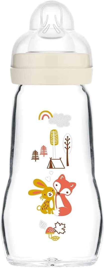 MAM Feel Good Glass Bottle (260 ml, Unisex)