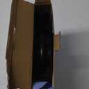 Moving Sand Art Picture - Sand Art Liquid Motion 3D Deep Sea Sandscape, Round Glass Frame Display Flowing Sand Relaxing Toy for Desktop Home Office Work Ocean Decor (Black, 7")