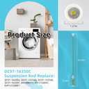 [New Upgraded] WA50R5200AW/US WA40A3005AW/A4 Suspension Rods Fit for Samsung Washer, Replace DC97-16350U DC97-16350C DC97-16350S DC97-05280W by AMI PARTS