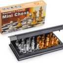 Travel Magnetic Chess Mini Set (5 inches)-Compact, Foldable, Educational Board Game