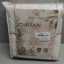 MYSKY HOME 100% Blackout Plaid Linen Curtains 95 Inches Long Double Layer Farmhouse Thermal Insulated Checkered Patterned Drapes Rod Pocket Back Tab for Living Room Dining Room, 2 Pcs, 52" Wide, Tan