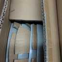 Gibson Elite Tatum Premium Porcelain Matte Reactive Glaze 16-Piece (Service for 4) Plates and Bolws Stackable Dishes Ceramic Dinnerware - Blue