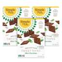 Simple Mills Mint Chocolate Seed and Nut Flour Sweet Thins, Paleo Friendly and Delicious Sweet Thin Cookies, Good for Snacks, Nutrient Dense, 4.25 oz (Pack of 3) (EXP 05/27/26)