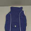 Malier Dog Winter Coat, Windproof Dog Cold Weather Coats with Real Pocket, Winter Extra Warm Pet Coat Fleece Jacket Reflective Clothes for Small Medium Large Dogs and Puppy (Blue, Medium)