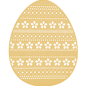 Pack Of 4 Holiday Home Easter Egg Placemats - Lemon