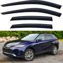 Window Visors Rain Guards for 2021 2022 2023 2024 Toyota Venza, Out-Channel Window Vent Wind Deflectors Visors Shades for 21 22 23 24 Venza LE Nightshade Limited