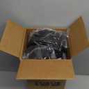 10L0L Golf Cart Rear Seat Kit Arm Rest Set with Cup Holder for Yamaha EZGO Club Car Golf Cart UV-Proof Coating Long Lasting, No Drilling Kits Include (Black)