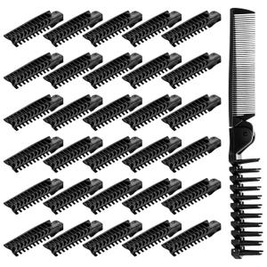 30 Pcs Bulk Combs, Foldable Travel Comb, Portable Pocket Comb, Folding Hair Brush Double Headed, Brush Combs Styling Tool for Men & Women(Black)