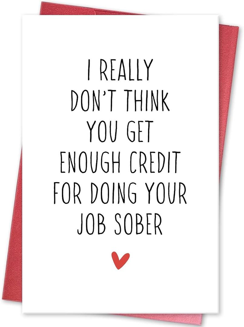 Naughty Birthday Card for Coworker, Rude Boss Day Card for Men Woman, Funny Retirement Gift for Friends Family, Sarcastic Coworker Leaving Gift Idea, 24.13 cm x 16.15 cm
