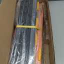 Lumber Rack Wall Mount, Lumber Storage Rack, Heavy Duty Wood Storage Racks with 6-Level System, 720 lb Sturdy Garage Wood Organizer, Orange Lumber Metal Racks for Indoor and Outdoor (4 PACK)