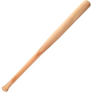 Baseball Wood Bat, 25 Inch Durable and Sturdy Lightweight, Glossy Finish with Cupped for Baseball Training Games or Casual Play
