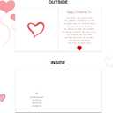 2 x Special Christmas Card for Best Friend, Happy Christmas Card for Bestie, Sentimental Merry Xmas Card for Her with Envelope