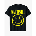 Satoshi Yellow Smile Face T-Shirt Size S