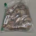 Yunlly 9 Pcs Neutral Christmas Ornaments Textured Christmas Tree Decor with Hanging Loop Modern Brown Hanging Finial Ornaments Shatterproof Home Decor for Xmas Vintage Rustic Farmhouse (Retro Color)