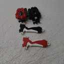 2 Pack String Launchers and Grips, Battling Burst Launcher, Left/Right Spin, Only Compatible with Burst, Two Launch Modes Gyros(Black+Red)