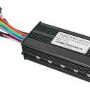 Ebike Controller JN Sine Wave Brushless Motor Controller 24V/36V/48V 30A 750W/1000W 3 Mode Aluminum For Electric Bike Or Scooter Motors For UART No.2 Protocol With Or Without Hall Sensor Black