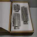 Creative Scents Dublin Silver Vases - Set of 3 Vases for Flowers, Decorative Vases, Farmhouse Decor, Premium Dcor, Centerpiece Table Decorations for Your Kitchen, Bedroom, Office, Living Room