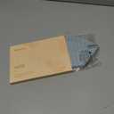 Tissue Box Cover PU Leather Tissue Holder Square Facial Tissue Case Facial Paper Organizer Dispenser for Bathroom, Vanity Countertop, Tabletop, Car, PowderBlue