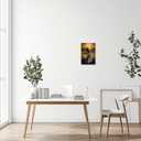 MODOJOART Elephant Canvas Wall Art, Mindset is Everything Painting Print Inspirational Elephant Photo Picture for Living Room Study Decor (Artwork-04, 16"x24")