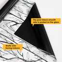 3 x Leaf Pattern Window Tint with Installation Tools, Blackout Window Cover, Sun Blocking Window Tint for Home (Full Blackout Opaque, 17.7'' x 78.7'')