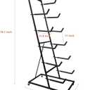 RC Airplane Storage Rack 6Tiers, Display Stand Model Airplane Stand with Foam Padding,Multi-Function Aircraft Carrier Stand with Wheel