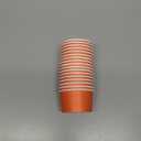 Coppetta 3-Ounce Dessert Cups, 50 Disposable Ice Cream Cups - Lids Sold Separately, Durable, Orange Paper Frozen Yogurt Bowls, For Hot And Cold Foods, Perfect For Gelato Or Mousse - Restaurantware