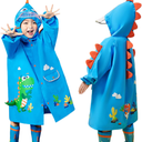 Kids Raincoat Boys Girls Toddler Rain Poncho Waterpoof Rain Jacket Children Cartoon Rainwear 110 CM