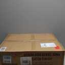 23x18 Drop In Bar Sink with Glass Rinser - 16 Gauge Stainless Steel Bar Sink Drop In Workstation Small Kitchen Sinks with Cup Washer