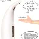 Soap Dispenser,Touchless Bath Kitchen Countertop Automatic Soap Dispenser with Infrared Motion Sensor,IPX6 Waterproof.Perfect for Bathroom and Kitchen.