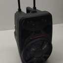 iLive Electronics Wireless Tailgate Party Speaker, LED Light Effects, Built-in Rechargeable Battery, Black (ISB380B)