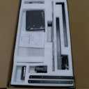 Whole Piece 1-Inch Thick Standing Desk with Side Storage Bag, Cable Management Tray, Monitor Stand Riser, Electric Adjustable Height Rising Table, Ergonomic Office Computer Desks 47.2x23.6 Inch