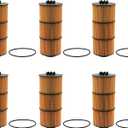 LF17800 Lube Filter, Pack of 6, Cartridge Oil Filter, for 2020 and Newer DD13, DD15 and DD16 Engines, Replaces LF17810, P582506, A4711800009, A4711800209, A4721842325, 19863920 (6PCS)