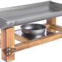 Cabilock Non-Stick Barbecue Tray 11.81X5.51X3.93In Portable Japanese Style Grill Pan for Indoor Outdoor Multifunctional Use Easy Clean